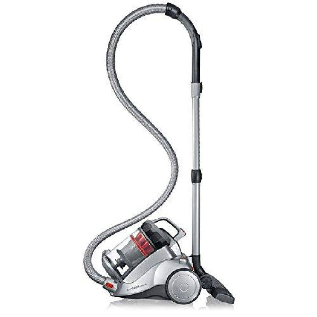 Bagless Canister Vacuum Cleaner, Corded, Polar Silver L853002