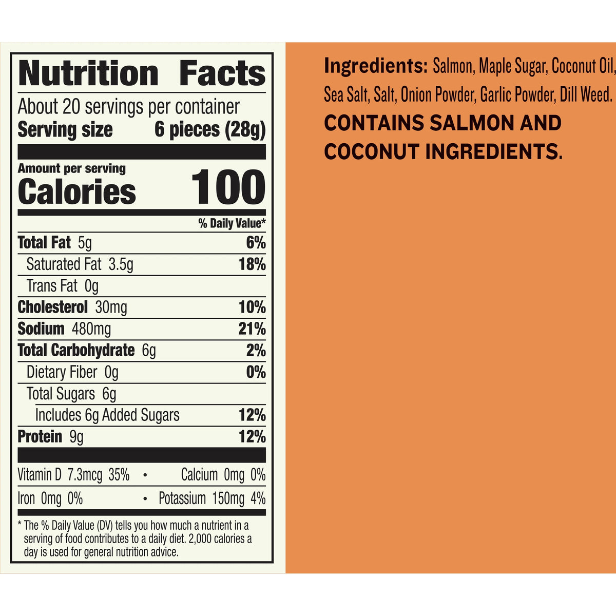 Salmon Bites, Wild Caught, 8 ct, 2.5 oz Pouches H488054