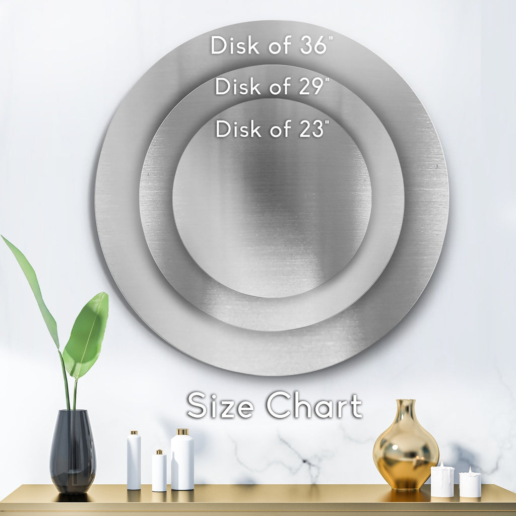 23 X 23 Metal Circle Wall Art Z6071