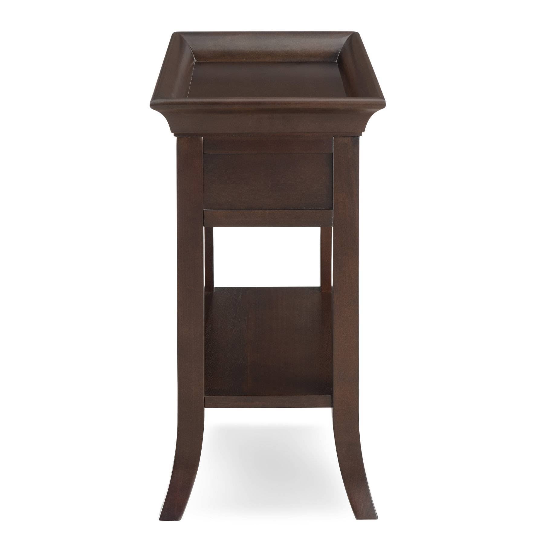 Cherry Tray Edge Chairside Table L82907
