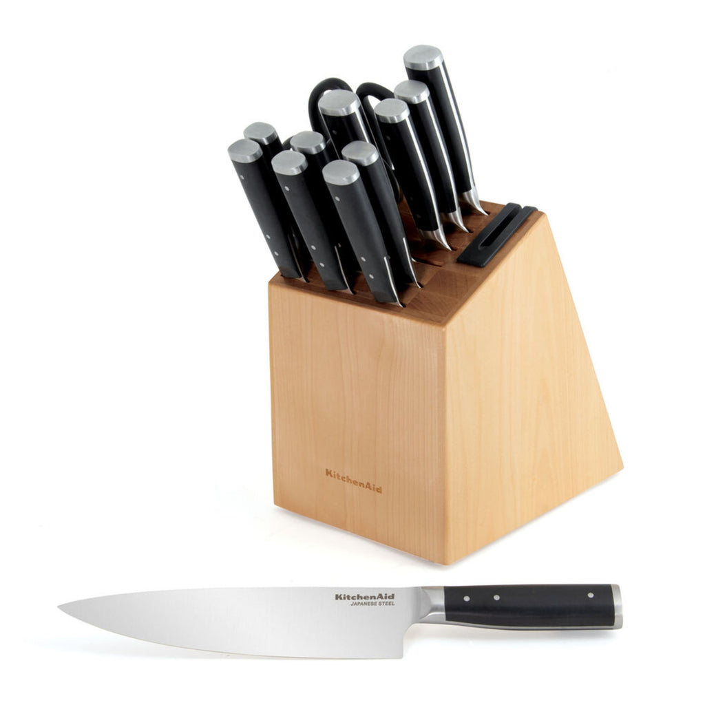 14-piece Forged Knife Block Set with Built-In Sharpener U3500