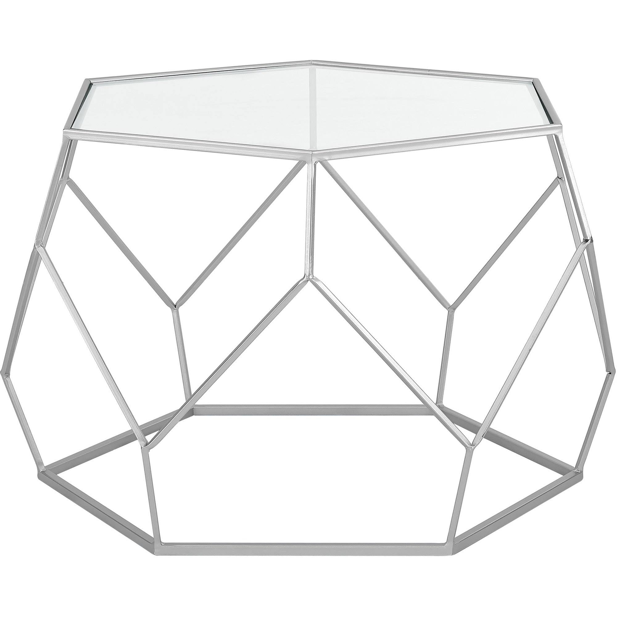 Gold Geometric Coffee Table H138