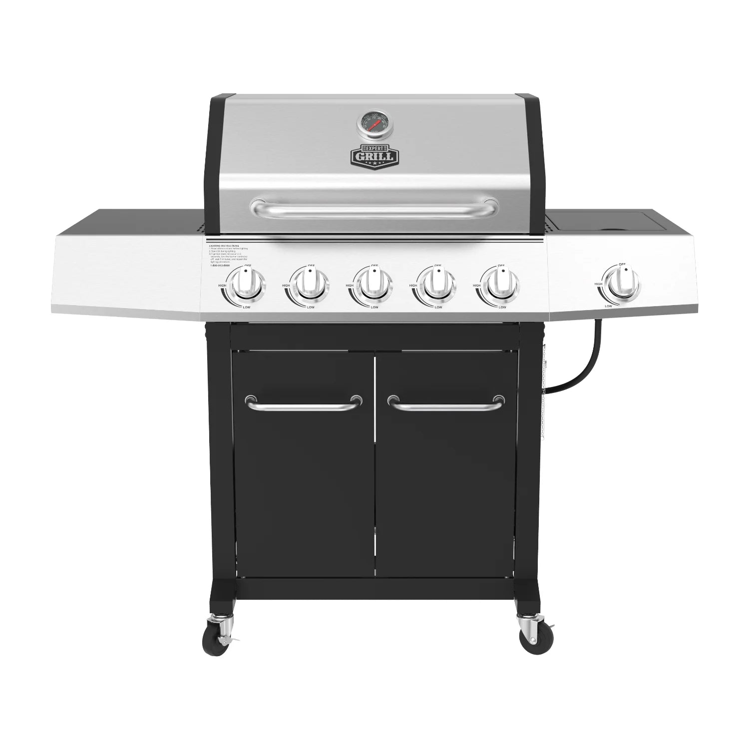 5x Burner Replacement Part Kit for 5-Burner Propane Gas Grill Q543