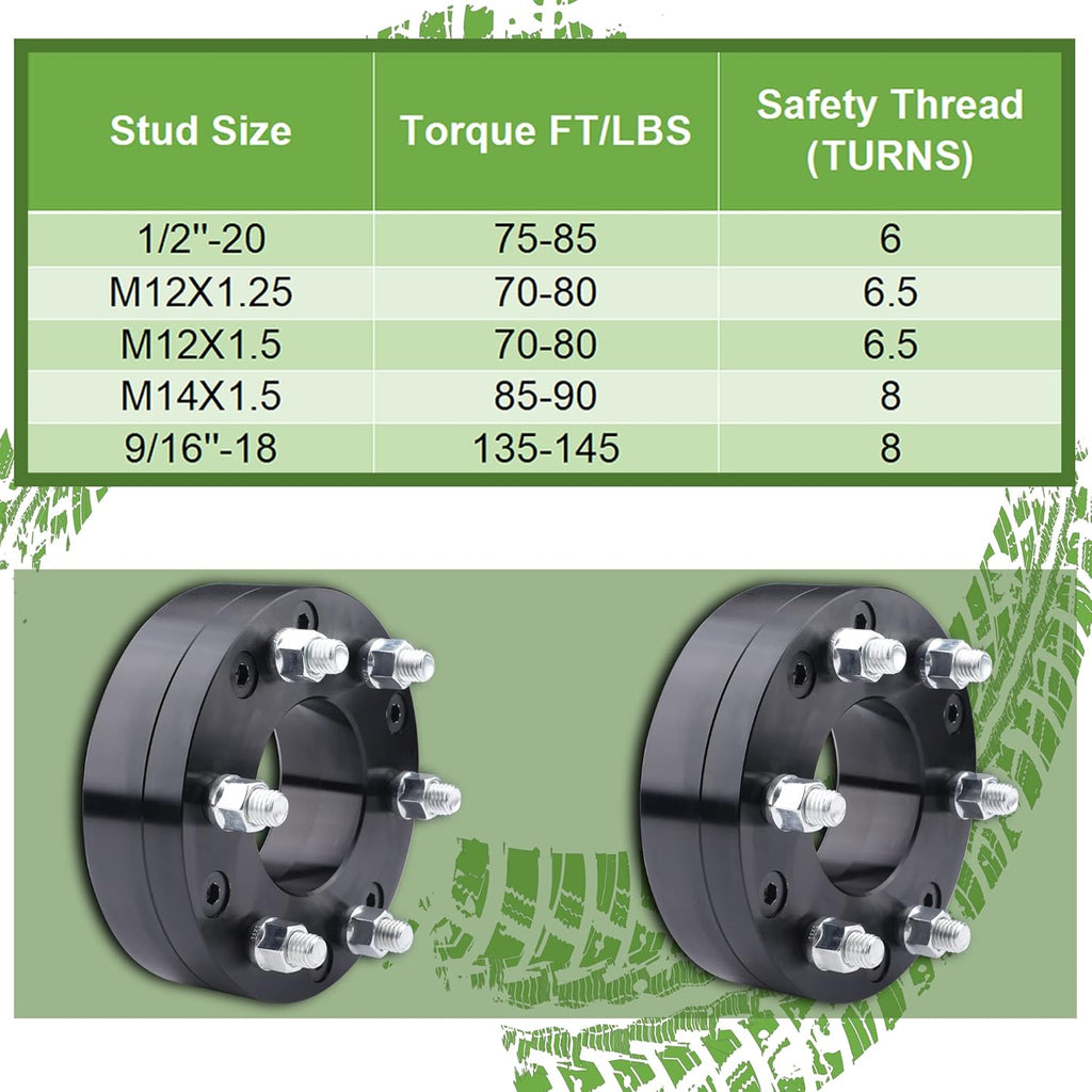 2 inch 5x135 to 6x135 Wheel Adapters with 87.1mm Hub Bore E953581