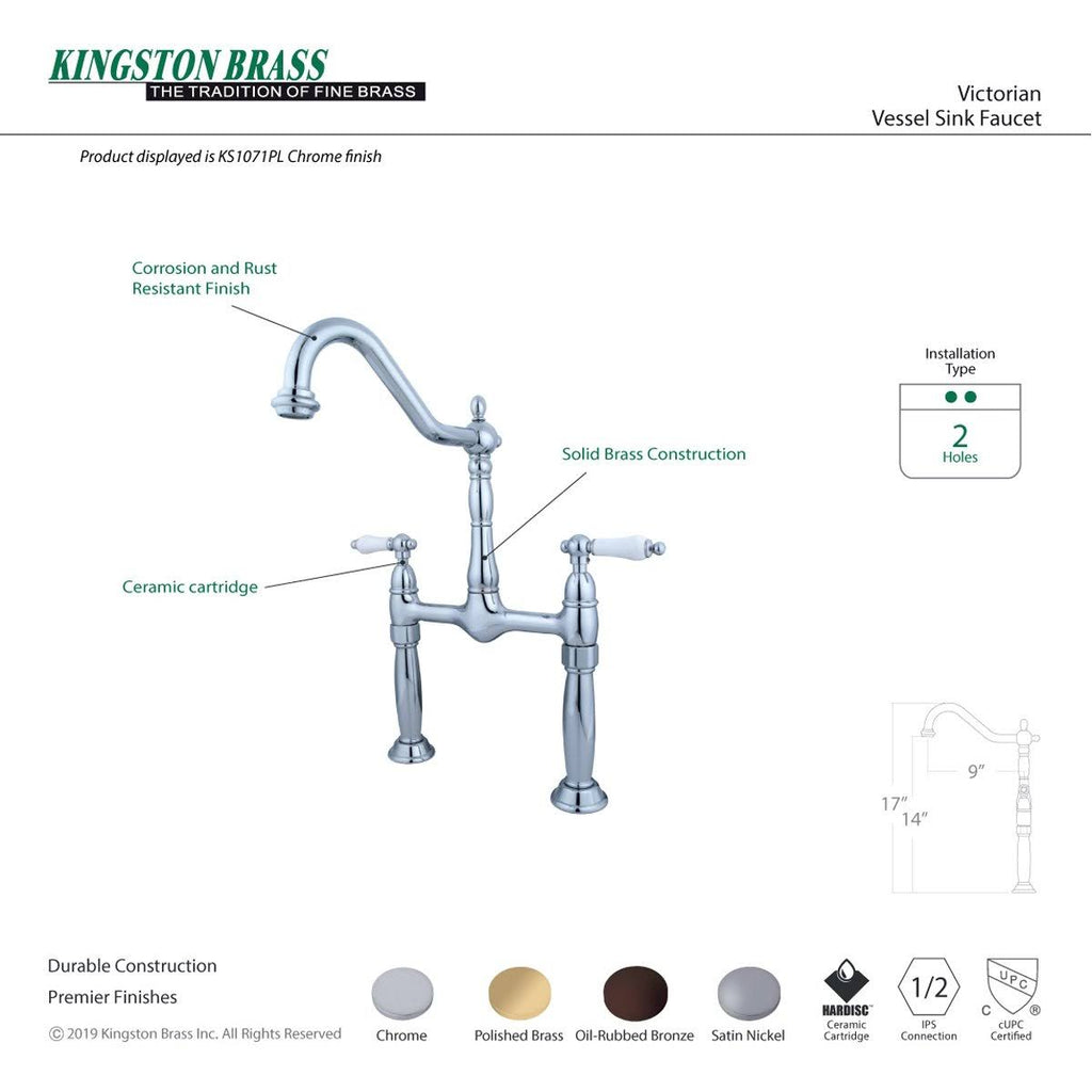 Polished Chrome Vessel Sink Faucet L937