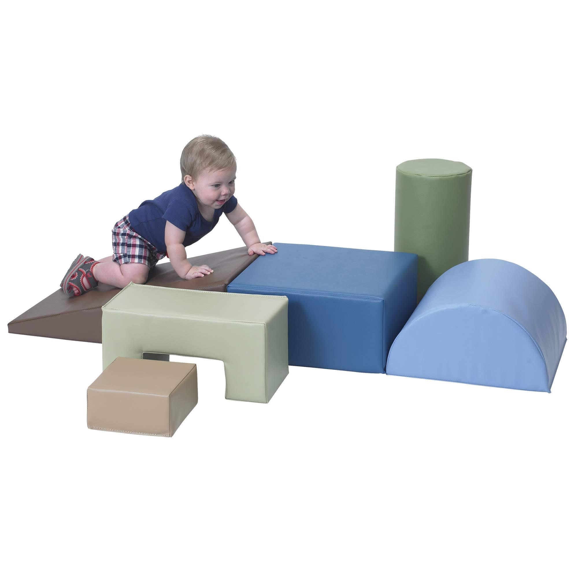 6 Piece Woodtones Climb and Play Set L88907