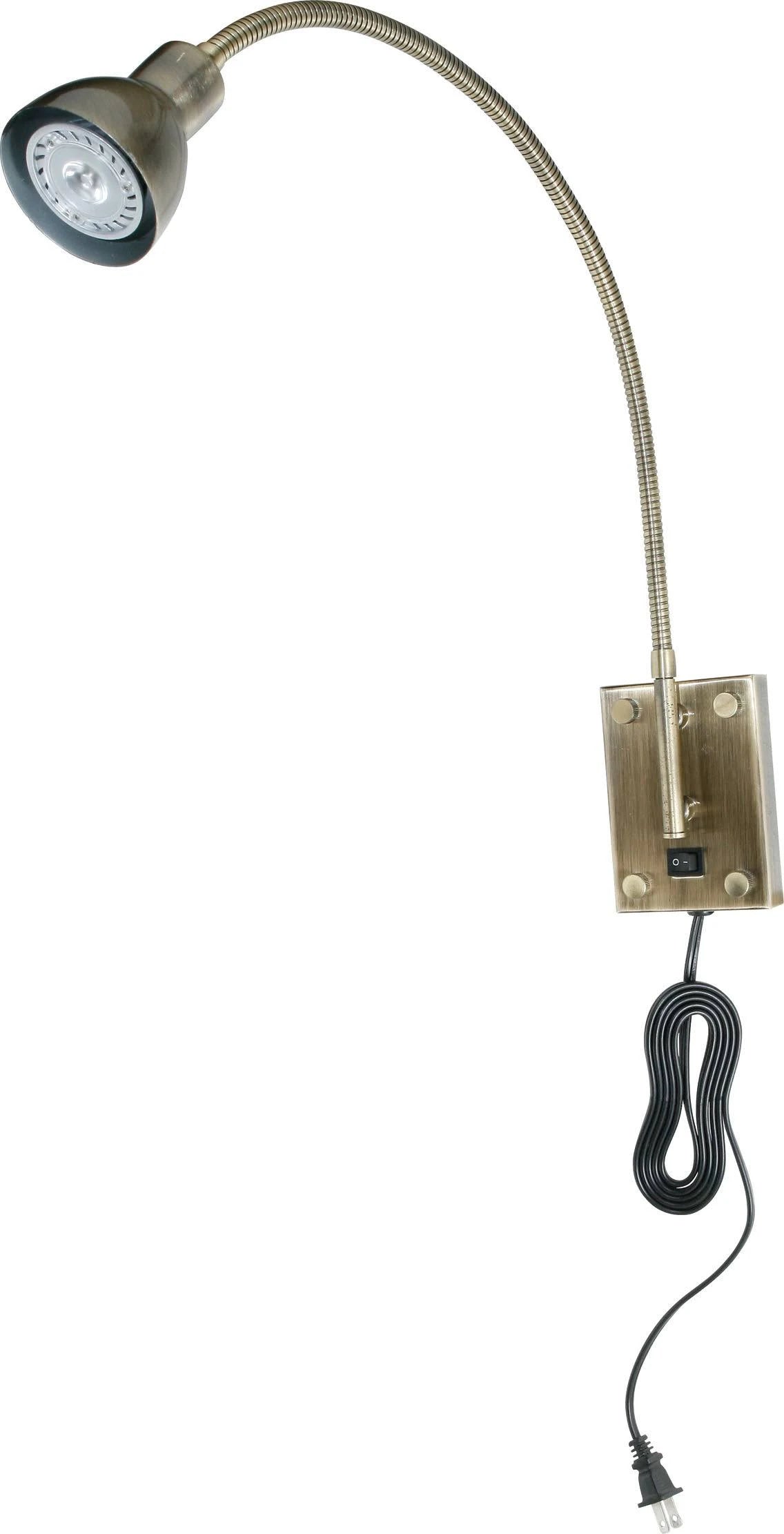 Antique Brass LED Gooseneck Light L29205