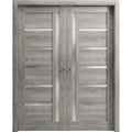 Sliding French Double Pocket Doors 60 x 80 inches Solid Wood Interior Doors X204