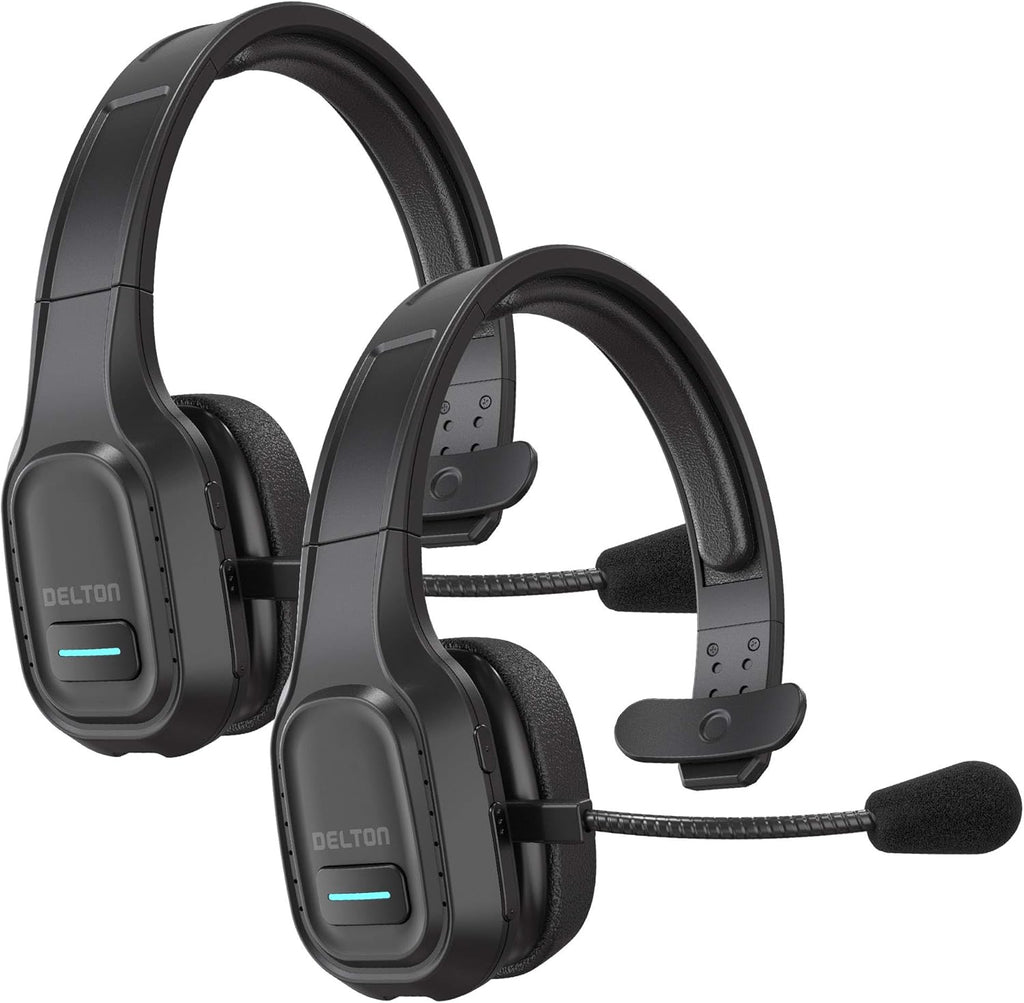 Wireless Computer Headset with Mic, On Ear Bluetooth 5.0, 30 Hour Talk Time, Pack of 2 M123311