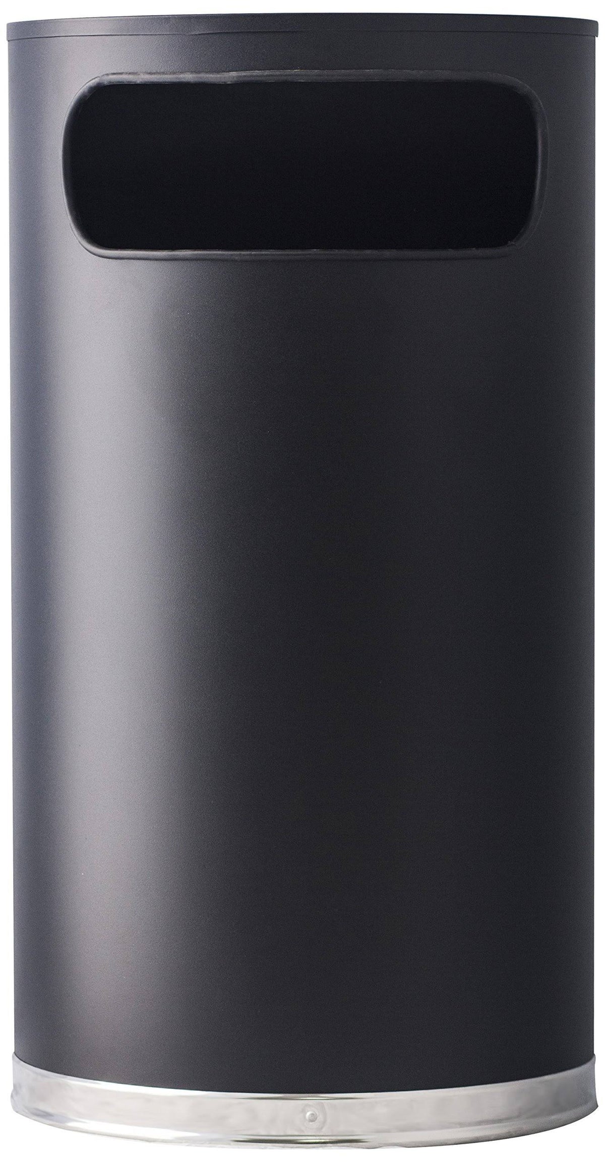 Black Half Round Receptacle A5197