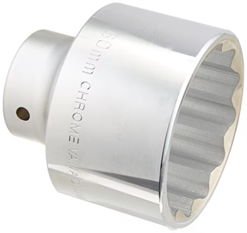 60 mm 12-Point Chrome Vanadium Steel Socket D419