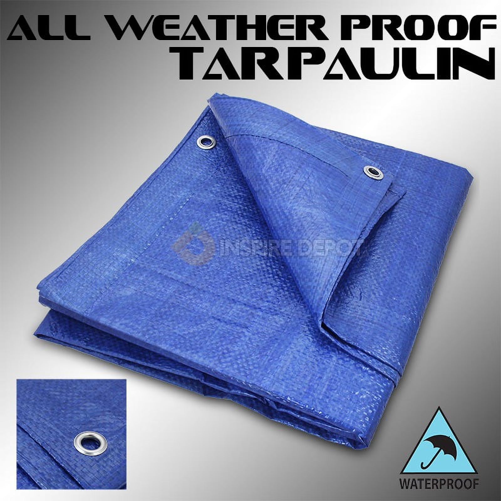 Blue Poly Tarp 10' x 20' Protective Cover N36420
