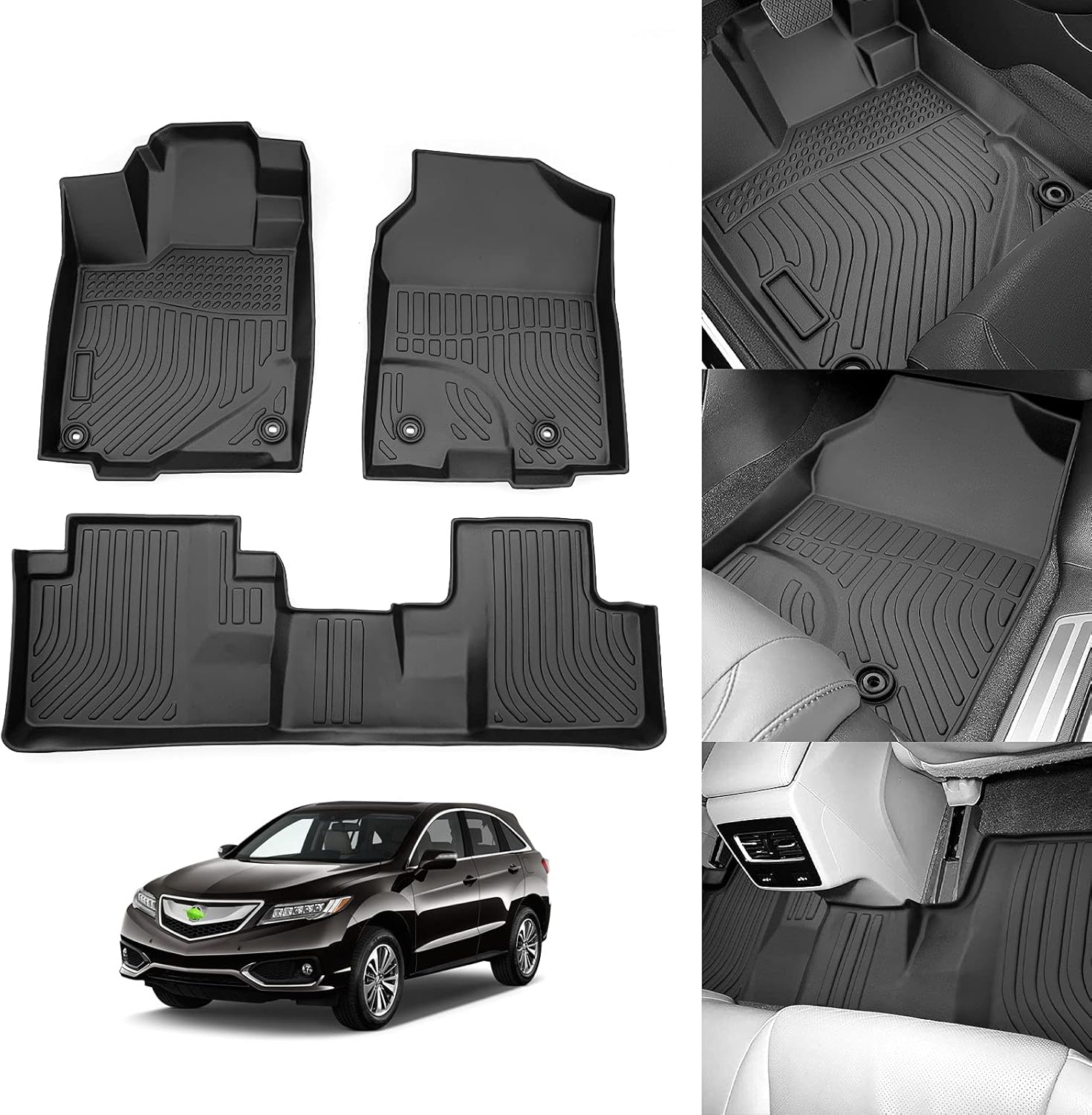 3D TPE All Weather Floor Liner for Acura RDX V257999
