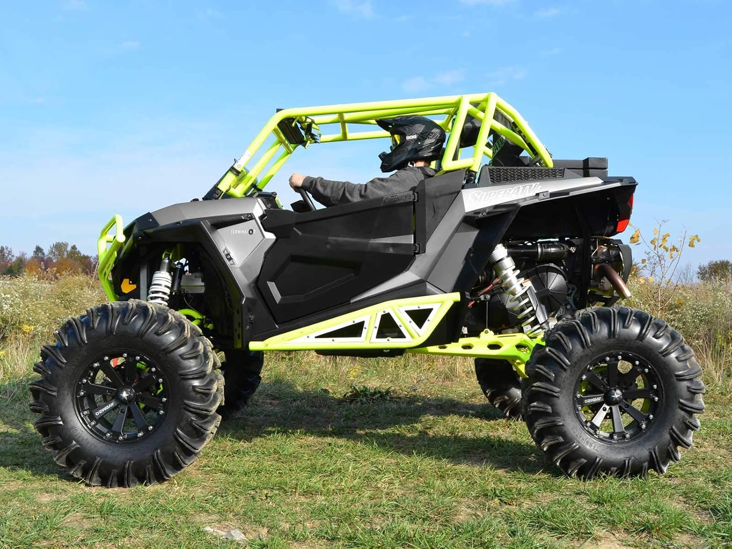 Black Full Plastic Doors with Plastic Side Panels C23811