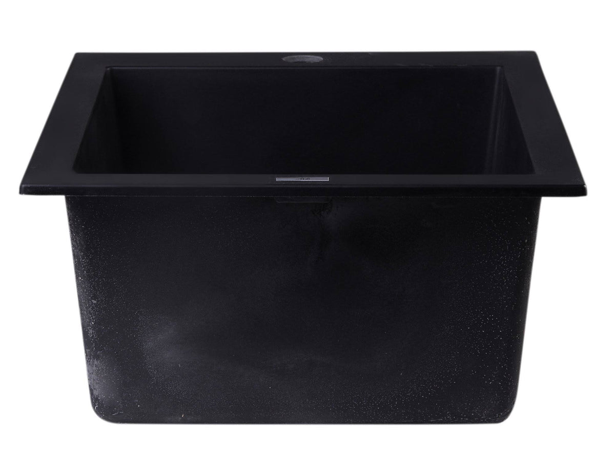 17x22 Drop-in Rectangular Granite Composite Kitchen Prep Sink W358