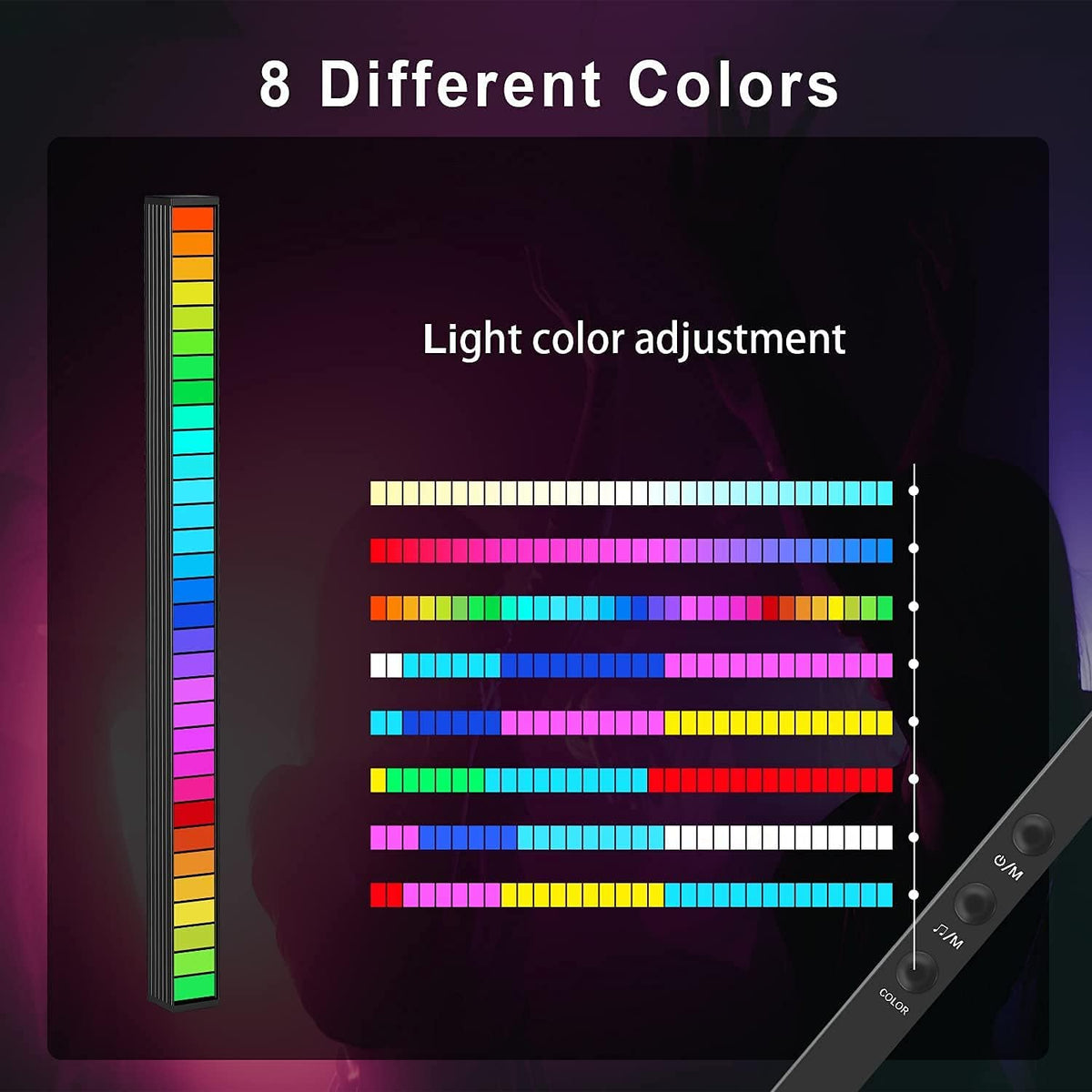 RGB Light LED Display Audio Spectrum Rhythm Pulse K300326