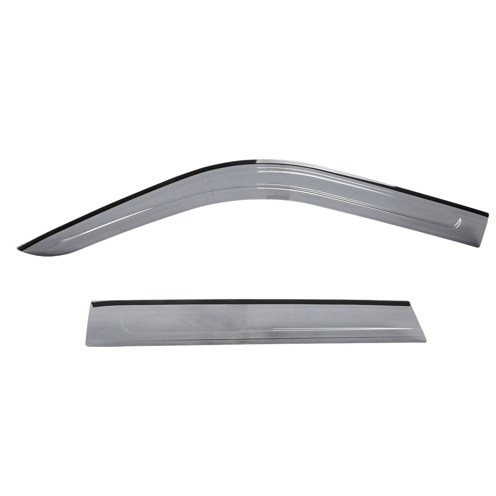 Black Acrylic Window Visors 4PCS Z120720
