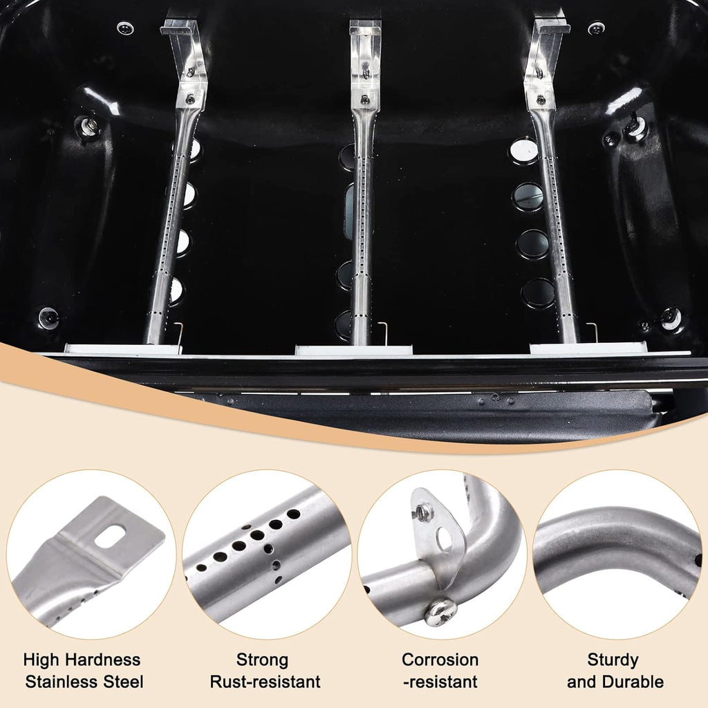 3-PACK Grill Heat Plates and Burner Tubes V459