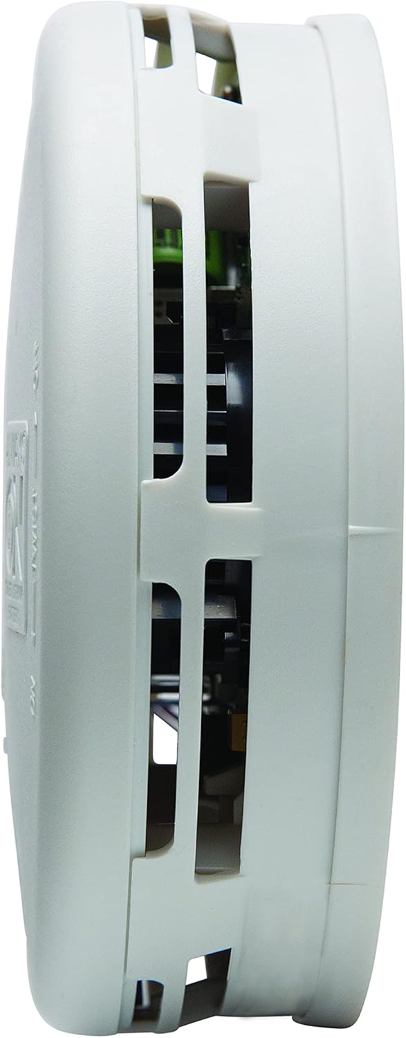 Combination Smoke & CO Alarm with Voice Alert, Lithium Battery Powered, Pack of 2 J163