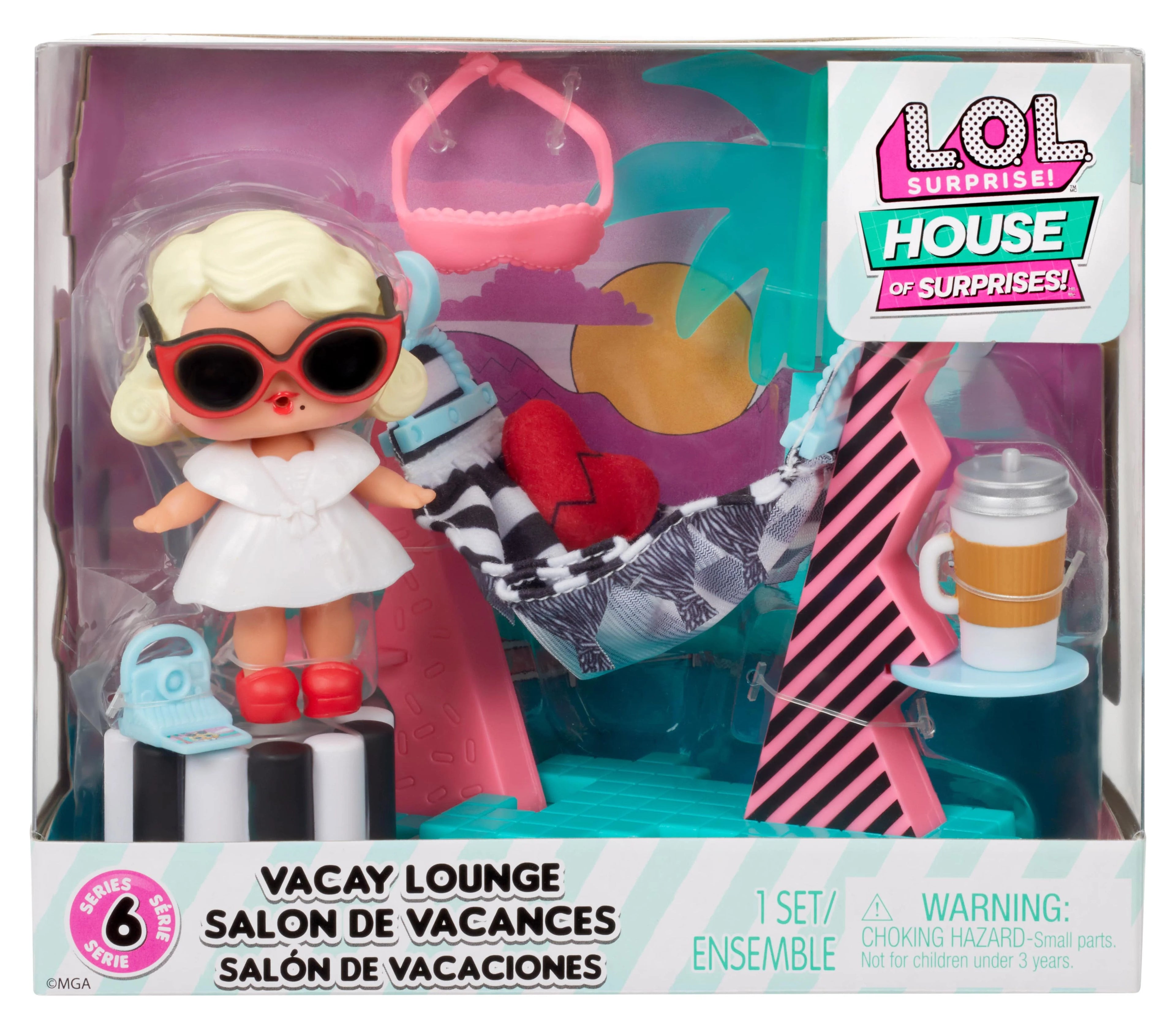 LOL Surprise OMG Playset with Doll and 8 Surprises U58633