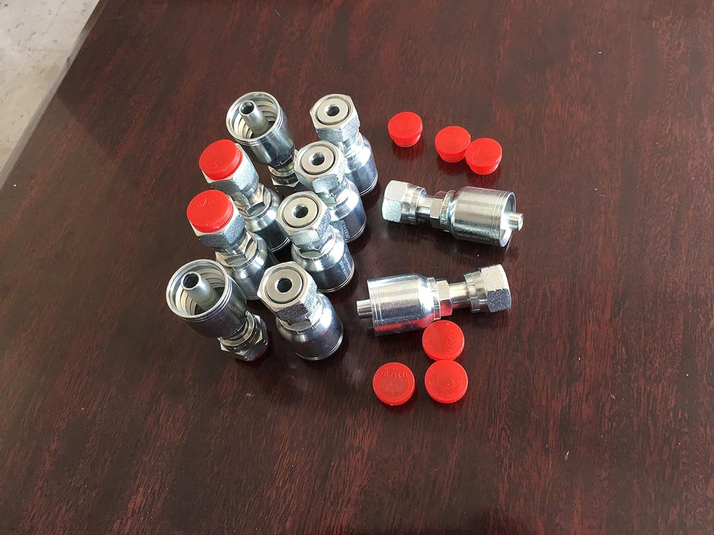 10 Pack Female Flat Face Seal 3/8'' Hose 3/8'' Threads X1891