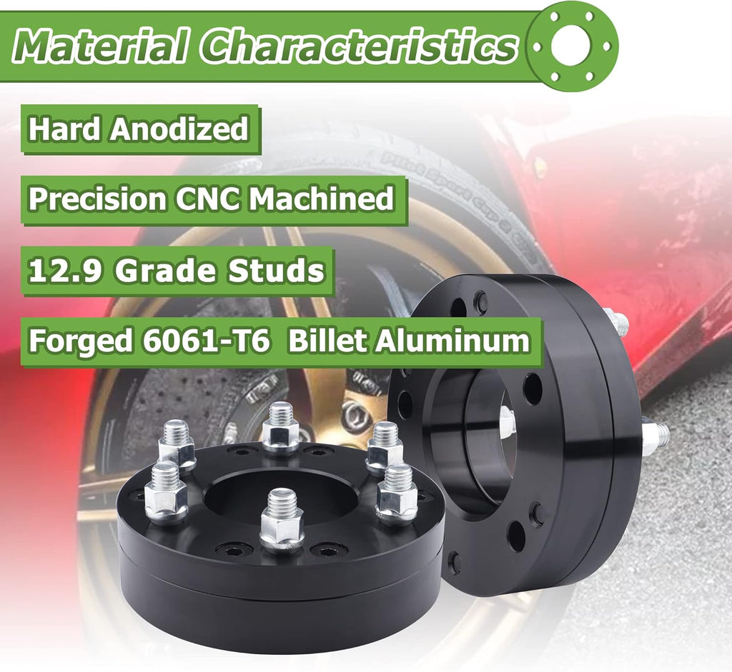 2 inch 5x135 to 6x135 Wheel Adapters with 87.1mm Hub Bore E953581