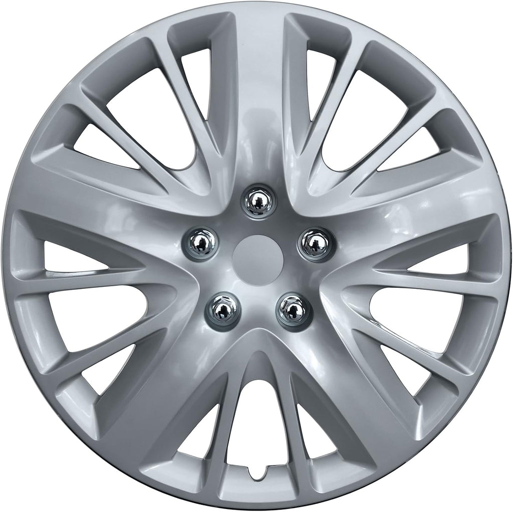 18 inch Silver Hubcaps Set of 4 Wheel Covers K499626