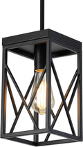 White Metal Cage Mini Pendant Light P1238