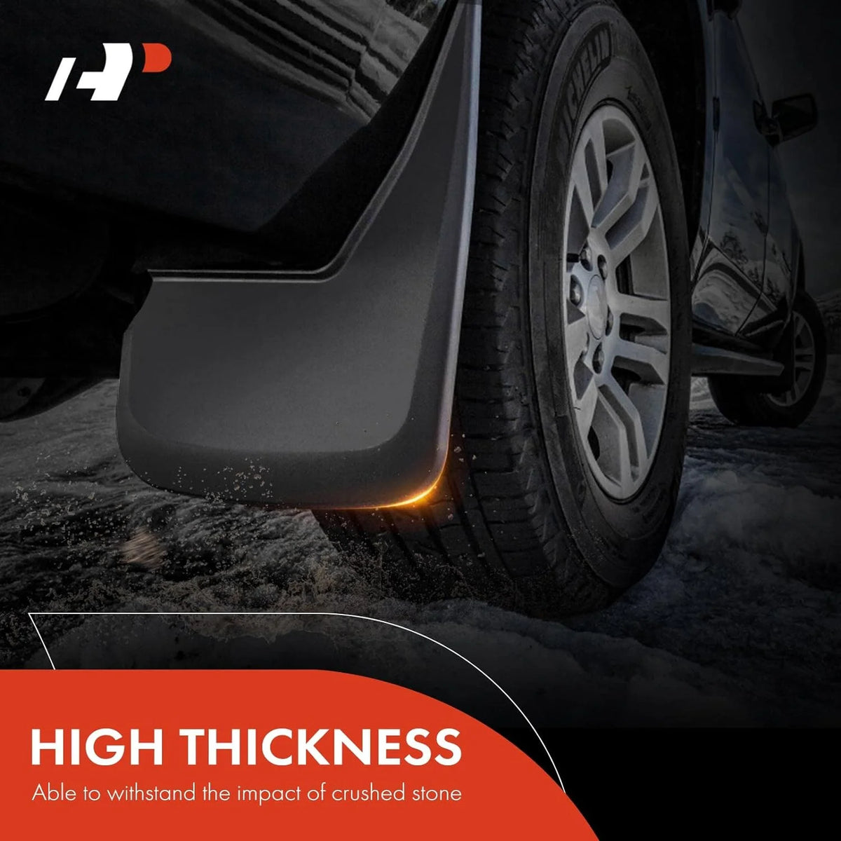 Set of 4 Mud Flaps with Hardware Kits I6772