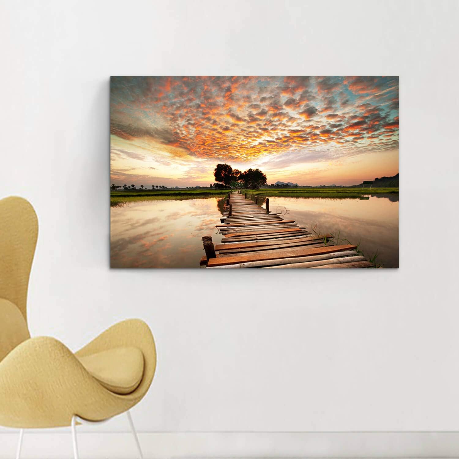 Landscape Art Print on Canvas, 18” x 24” x 1 Panel A927944
