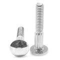 1/4-20 x 1 3/4 Coarse Thread Rib Neck Carriage Bolt Low Carbon Steel Zinc Plated Pk 1500 X63265
