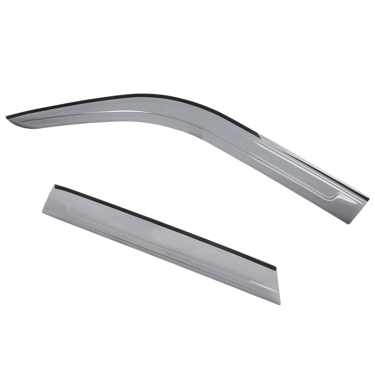 Black Acrylic Window Visors 4PCS Z120720