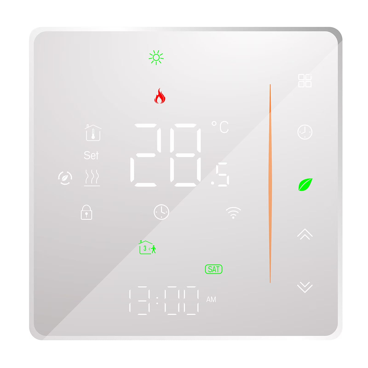 WiFi Smart Thermostat for Water/Gas Boiler 5A White K603778