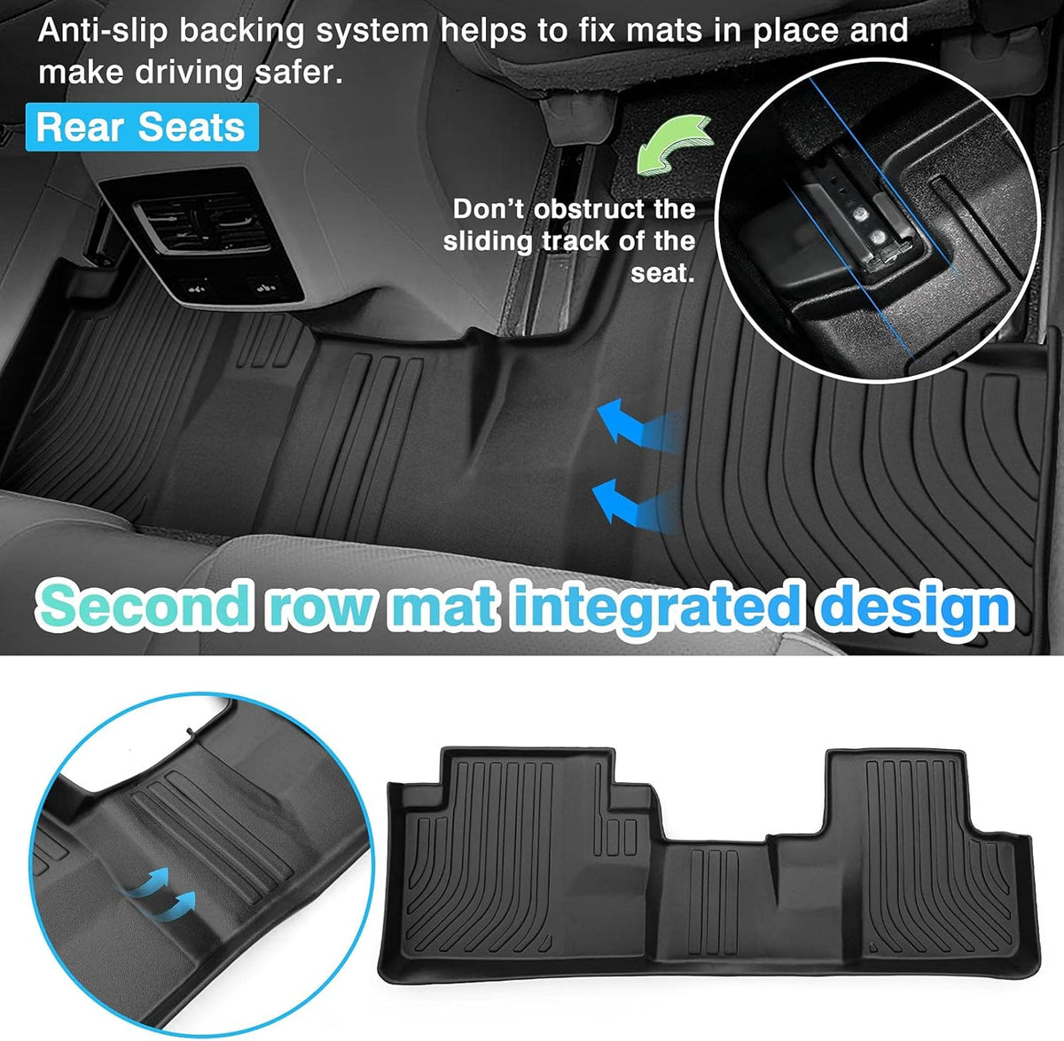 3D TPE All Weather Floor Liner for Acura RDX V257999