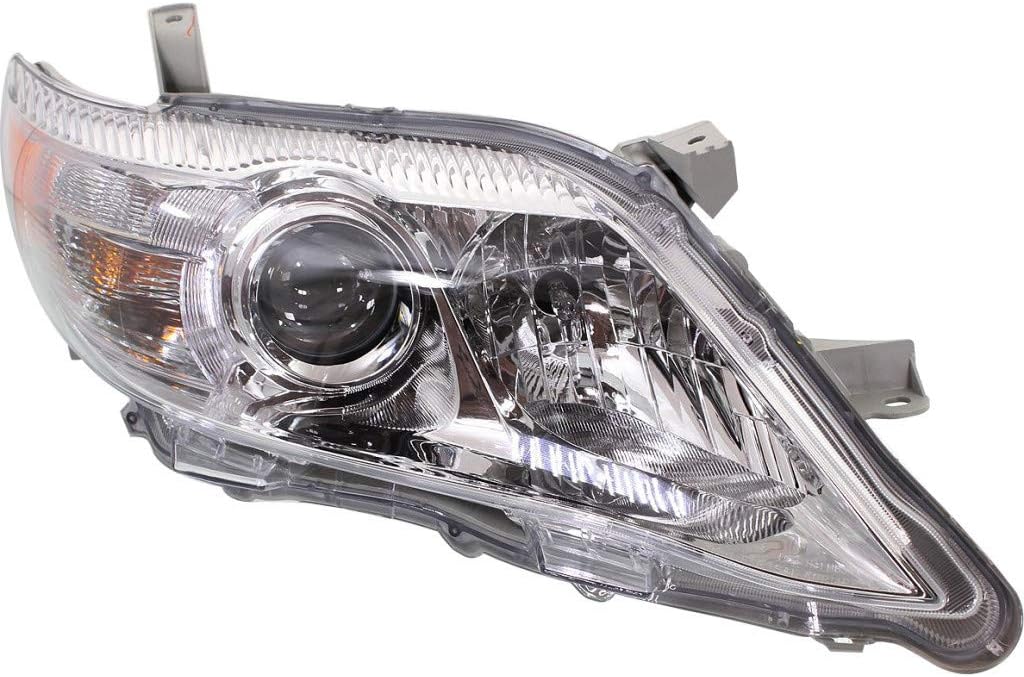 Passenger Side Headlight for Toyota Camry 2010 2011 Non SE Model H125580