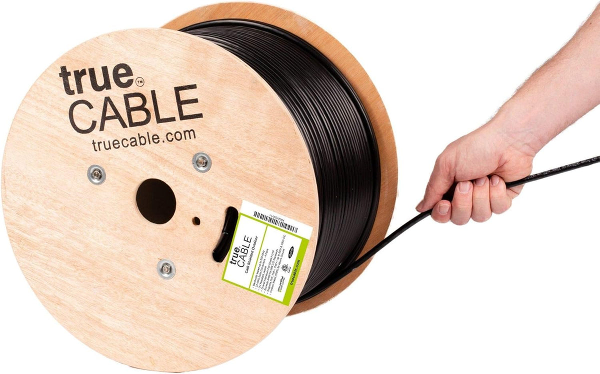 1000ft Shielded Cat6 Outdoor Bulk Ethernet Cable Q88526