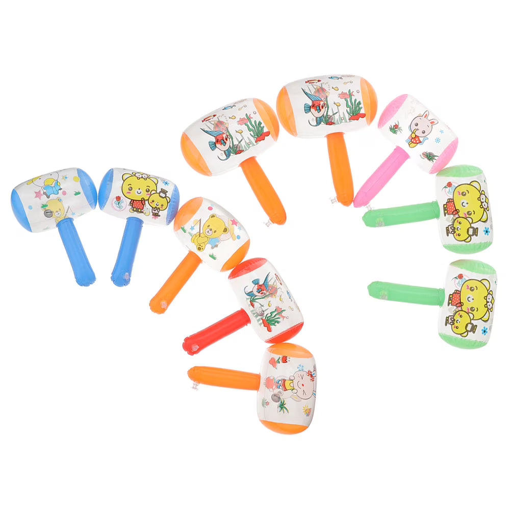 10pcs Inflatable Pvc Halloween Party Hammers U905334