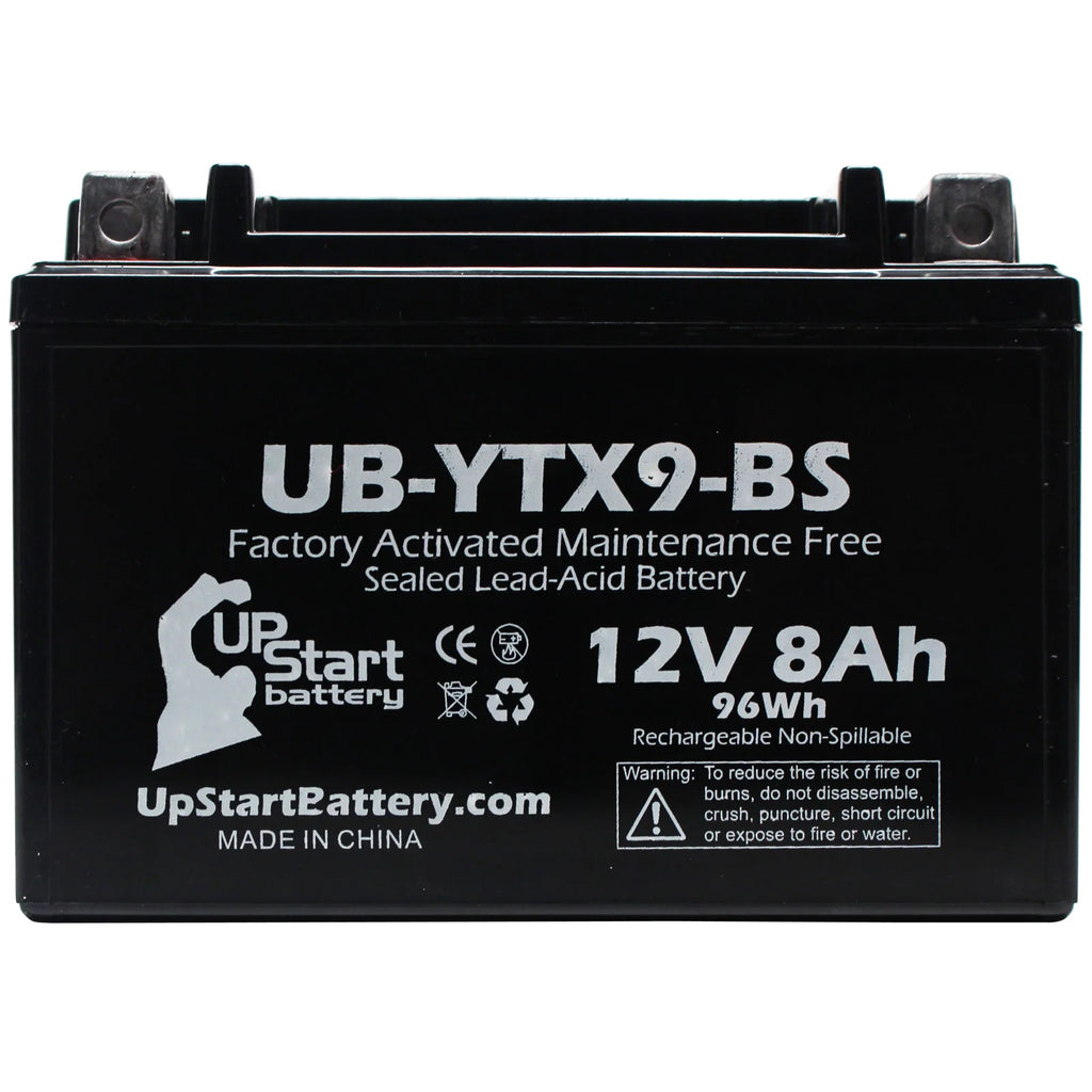 2008 Kawasaki ZX600-FA Ninja ZX-6R 600CC Motorcycle Battery - 12V, 8Ah, UB-YTX9-BS Y197723