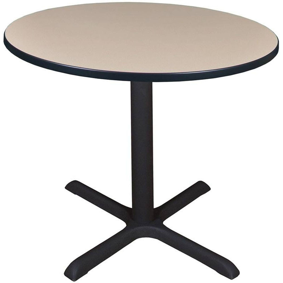 Beige Round Breakroom Table B426