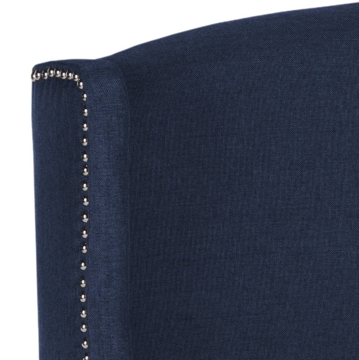 Navy Linen Headboard (Queen) Z5218