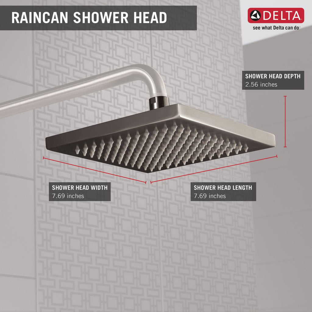 Stainless Raincan Shower Head F4014