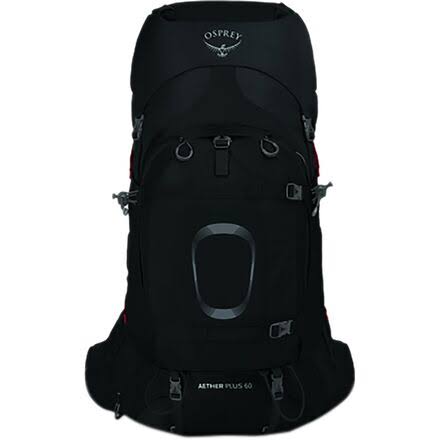 Black / S/M Aether Plus 60 Backpack D618