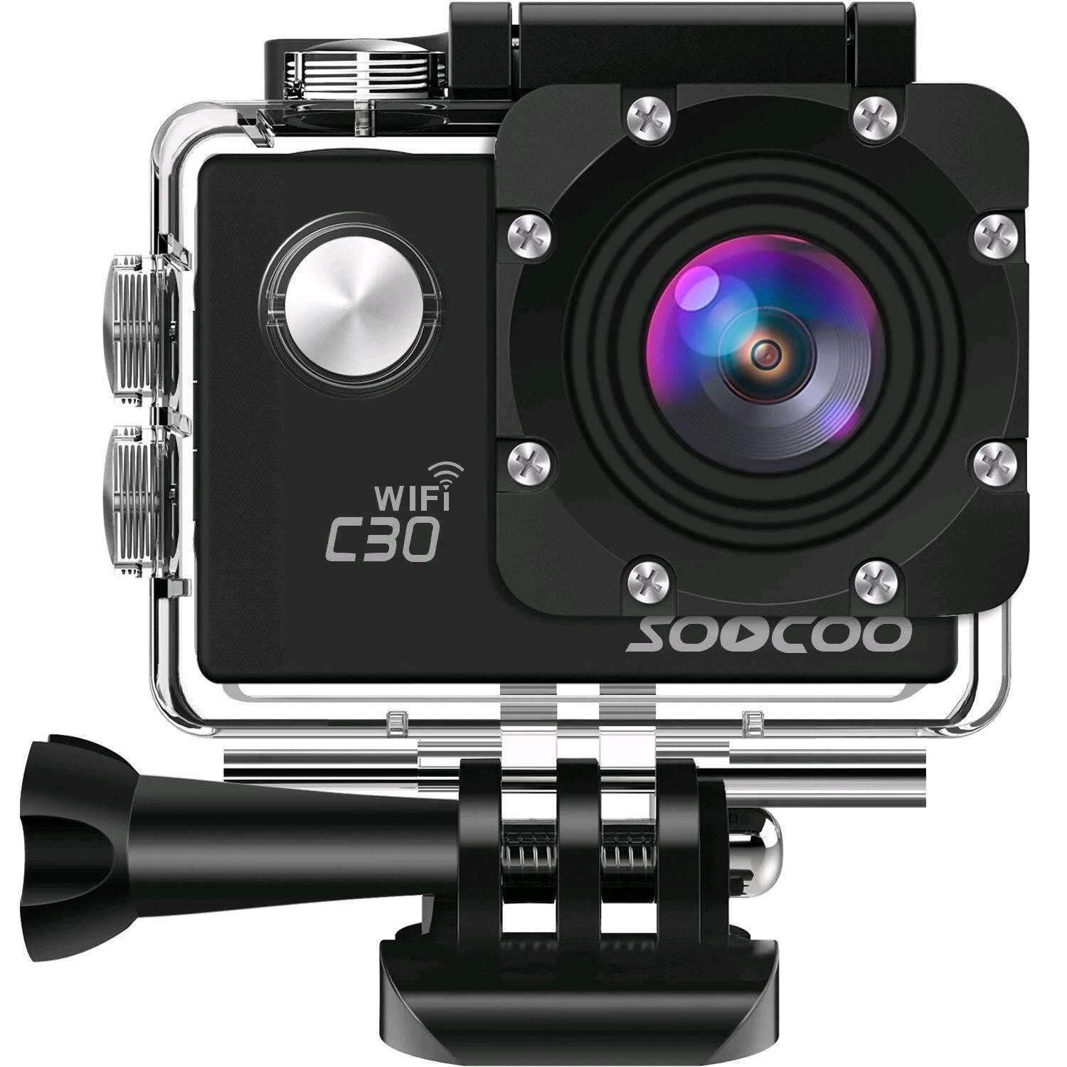 4K Waterproof Action Camera with 2 Batteries T12012
