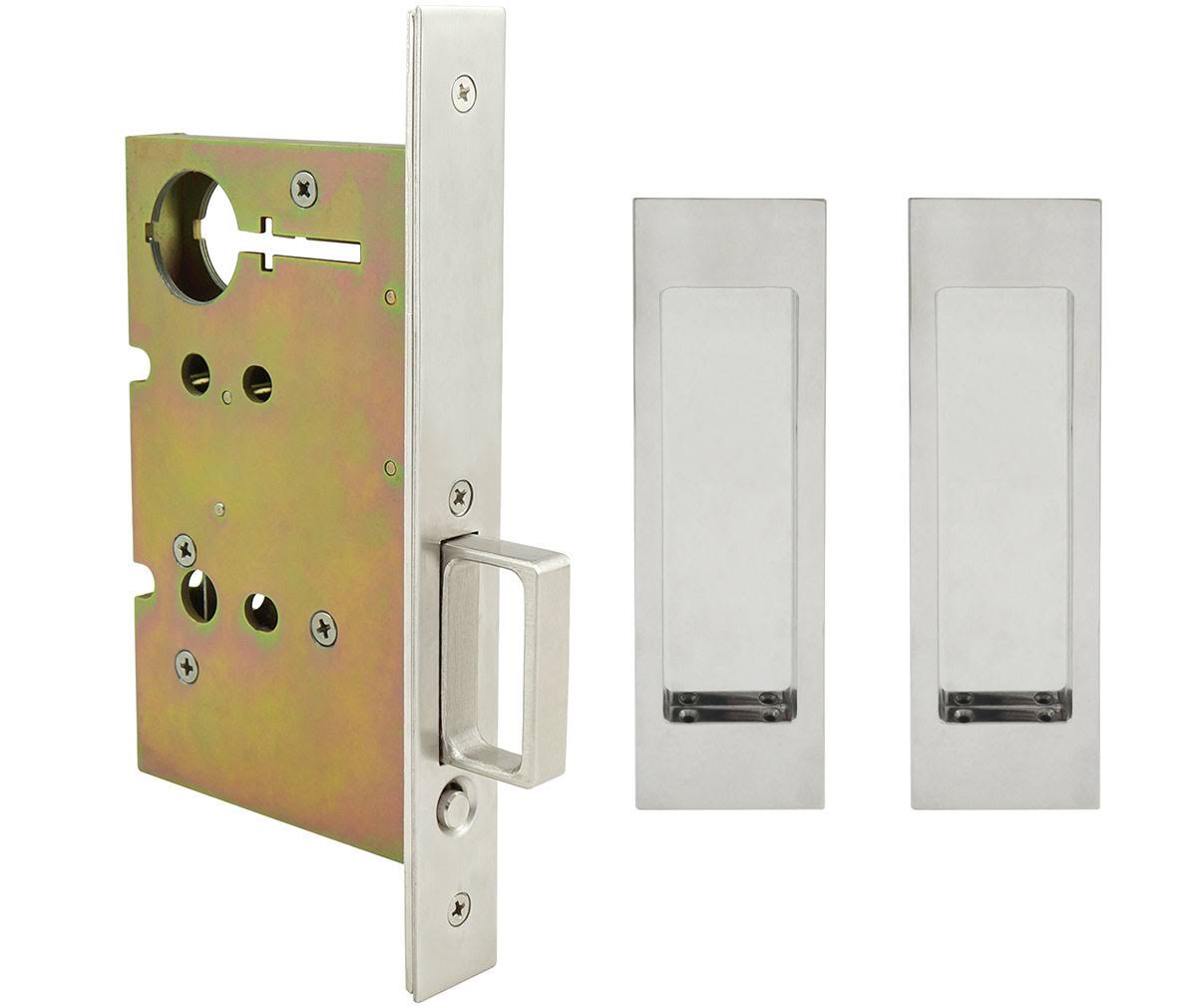 Polished Nickel Passage Pocket Door Lock A31913