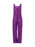 Purple Insulated Water Resistant Ski Snow Bib Pants XL M17380
