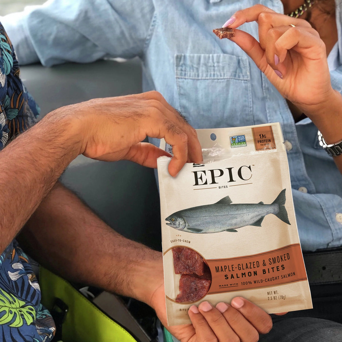 Salmon Bites, Wild Caught, 8 ct, 2.5 oz Pouches H488054