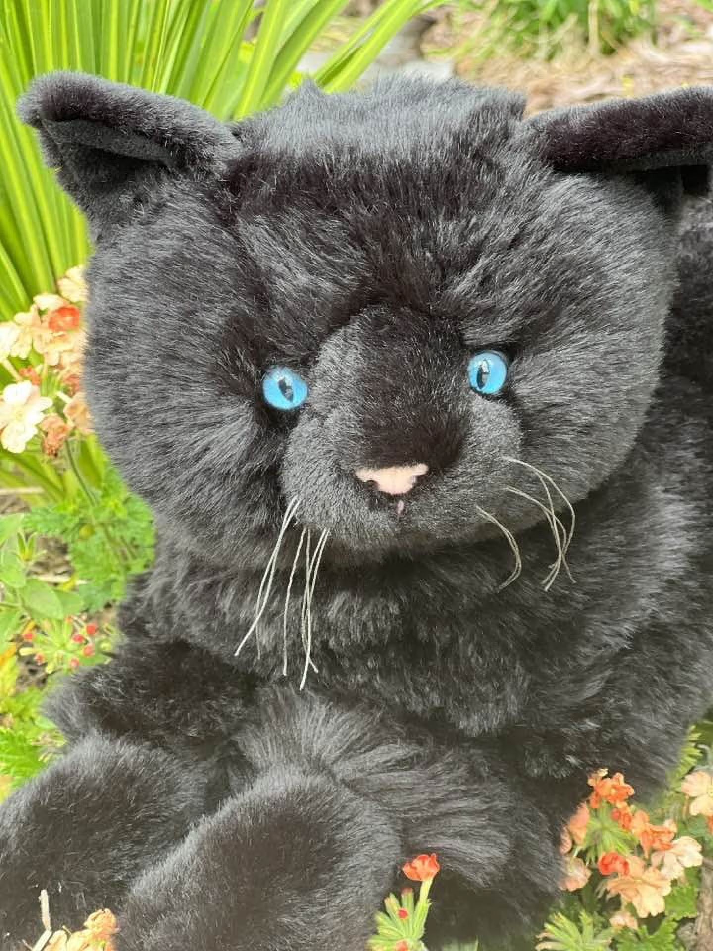 19-Inch Plush Cat with Tail J837