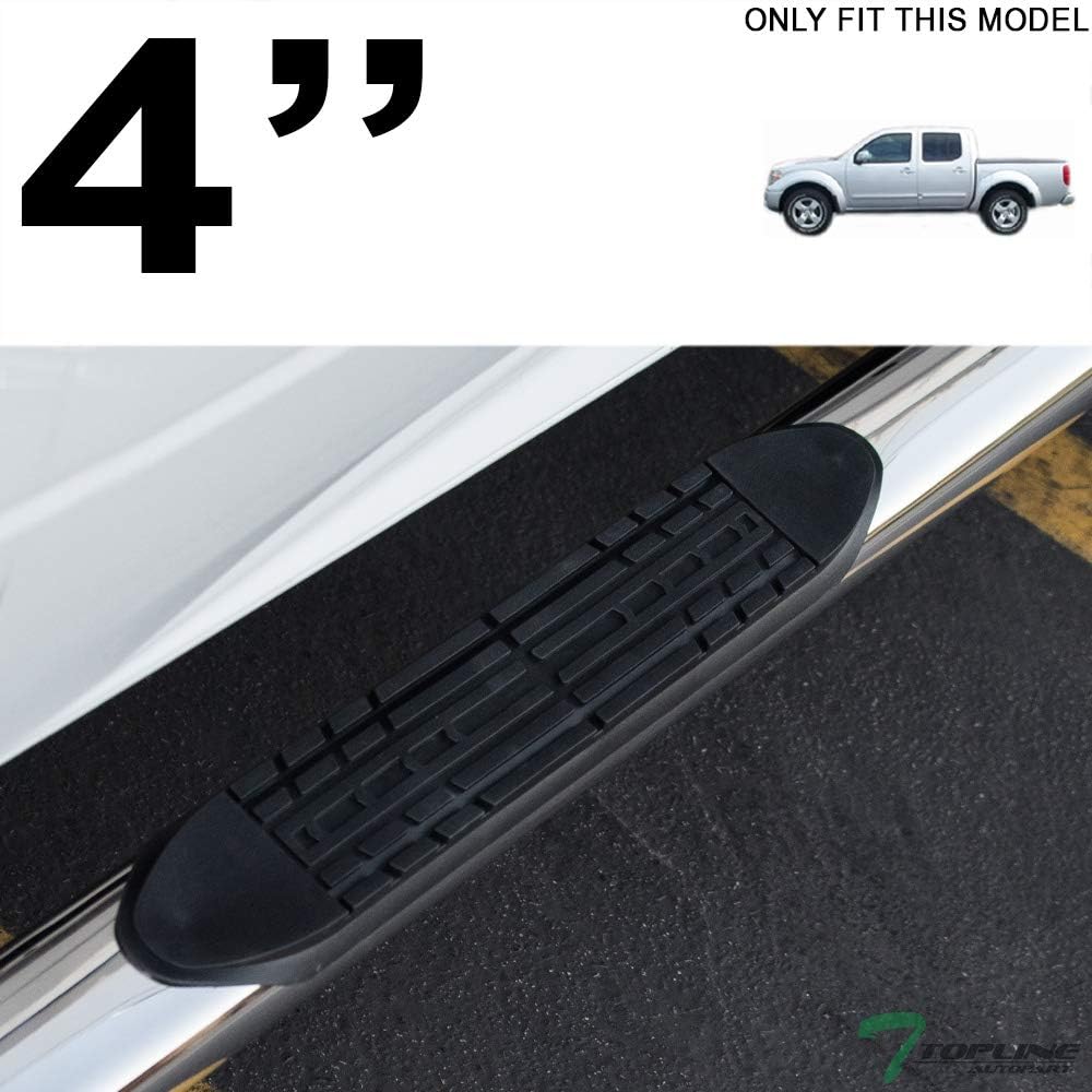 Oval Polished Stainless Steel Side Step Nerf Bars Rail Running Boards L2863