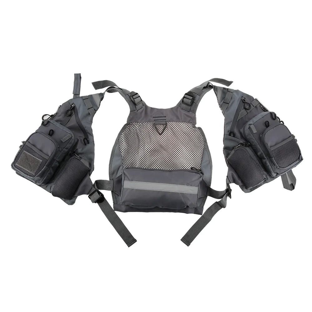 Outdoor Padded Fishing Life Safety Jacket Swimming Sailing Waistcoat Floatation Device L627924