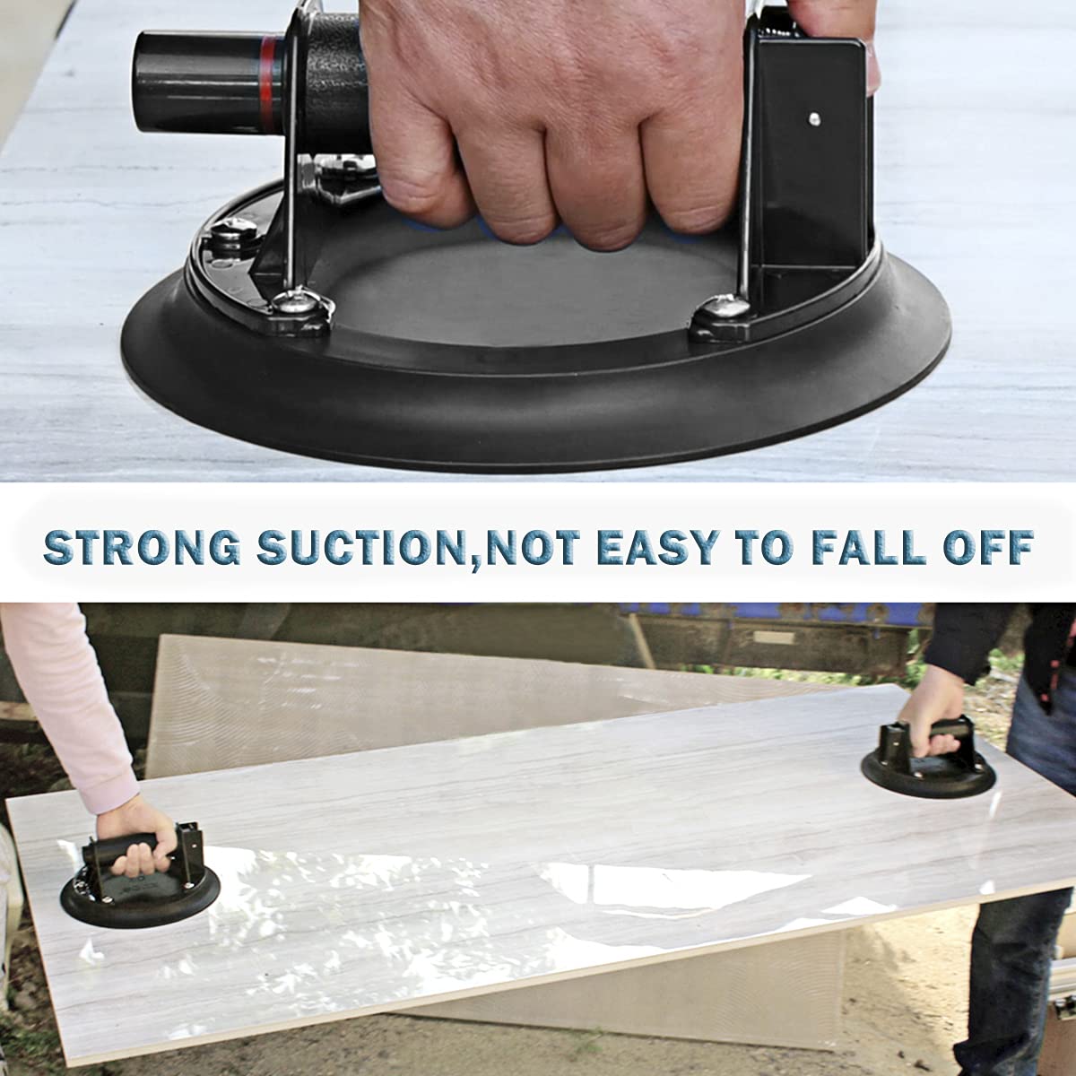 8 Vacuum Glass Suction Cup with ABS Handle Heavy Duty Glass Sucker Lifter O6187